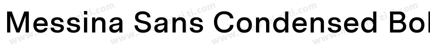 Messina Sans Condensed Bold字体转换